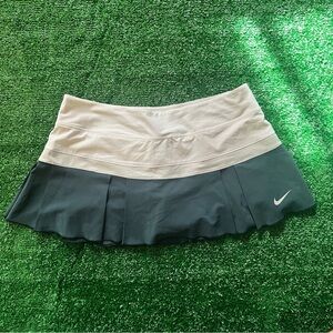 Nike white and dusty blue Mini tennis Skort
